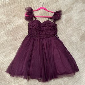 Size S purple party dress